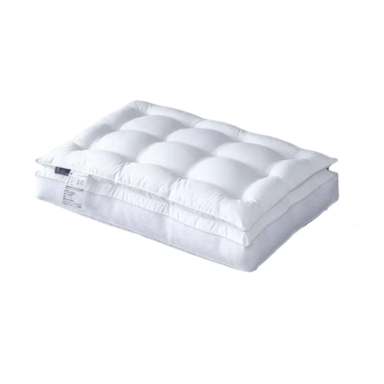 Двухслойная твердая подушка медленно восстанавливающая форму удобная и пушистая подушка высококачественная подушка для сна подходит для гостиничных номеров Pack of 1 белый 16429₽