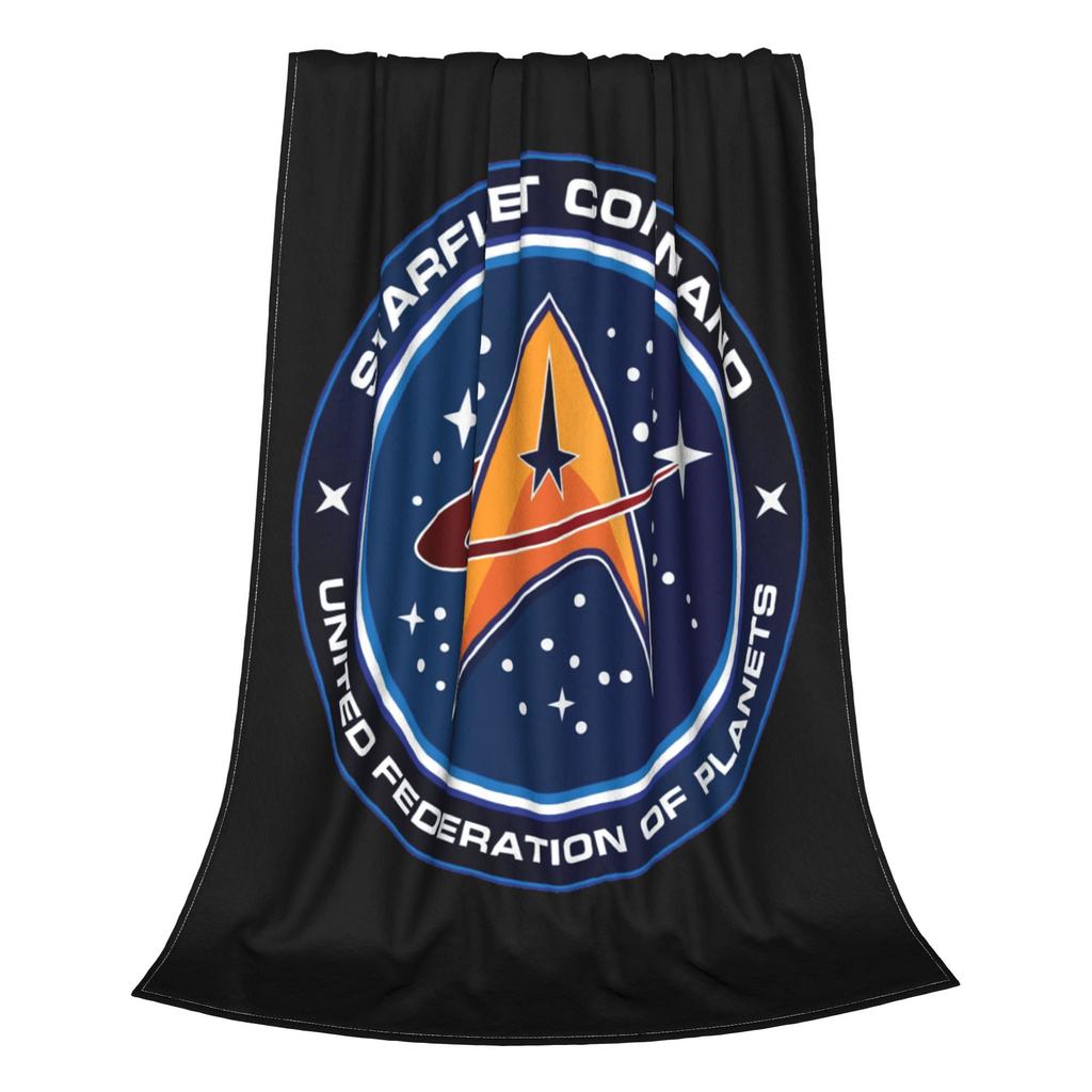 Star Treks Starfleet Gift Blanket For Men Women Warm Cozy Fluffy  Throw Blankets for Sofa 50x60 Inches Multi-size
