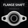 BHBL 4Pcs KFL001 12mm Zinc Alloy Self Aligning Pillow Block Flange Bearing Rhombic Bearing Housing