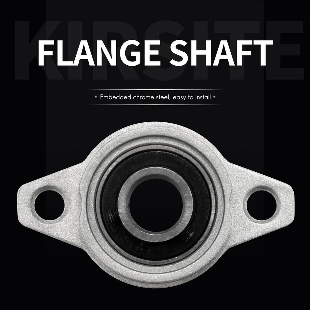 BHBL 4Pcs KFL001 12mm Zinc Alloy Self Aligning Pillow Block Flange Bearing Rhombic Bearing Housing