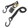Black Heavy-Duty Cargo Straps Rust Proof Ratchet Tightener Straps Ratchet Tie Down Straps  Truck