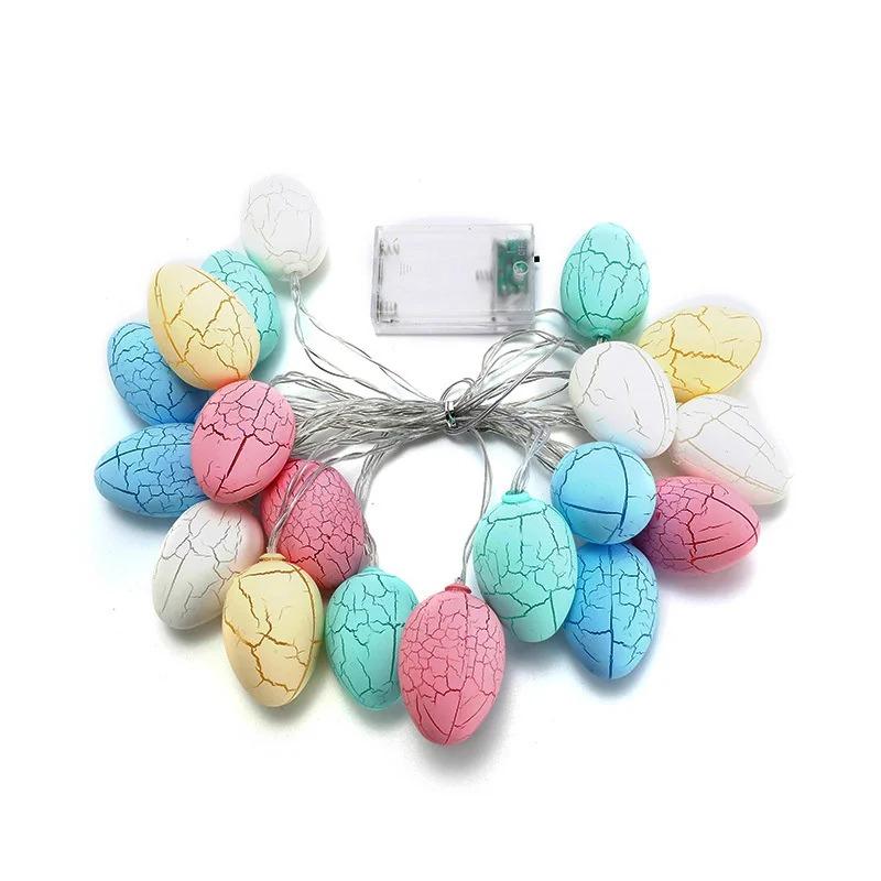 Christmas Decoration Crack Egg LED Light String Lamp Garden Festival Lighting Strings Room Decor New Year Atmosphere