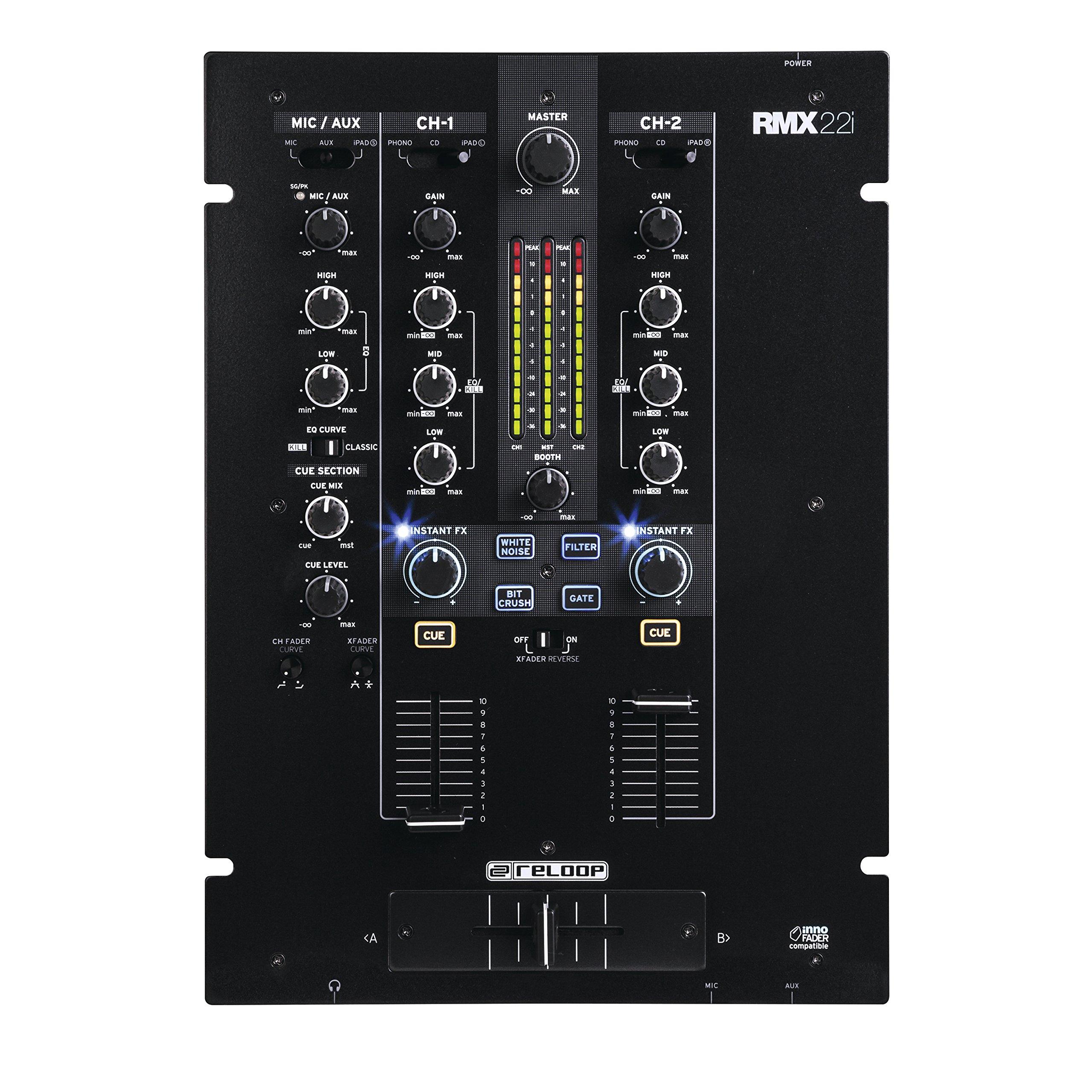 

Reloop DJ mixer with effects 2-channel built-in RMX-22i