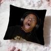 Funny Anchor iShowSpeed Cushion Cover Premium Comfort Reversible Pillow Cove -Two in One Design for Any Room & Car Interior