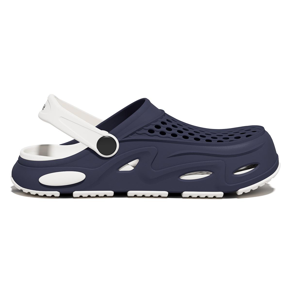 

Летние мужские туфли с отверстиями EVA Толстая подошва Шлепанцы Повседневные Нескользящие Уличные шлепанцы 40-41 синий