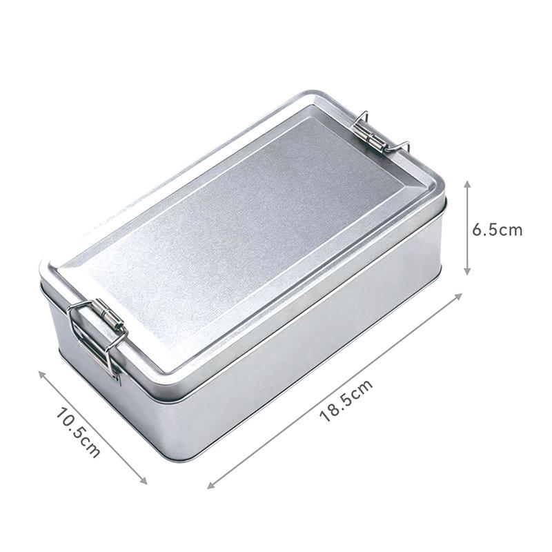 Rectangular Tinplate Cookie Tins Box With Lid Dustproof Home Kitchen Desktop Storage Tin For Candy Coffee Tea Jewelry Chocolate