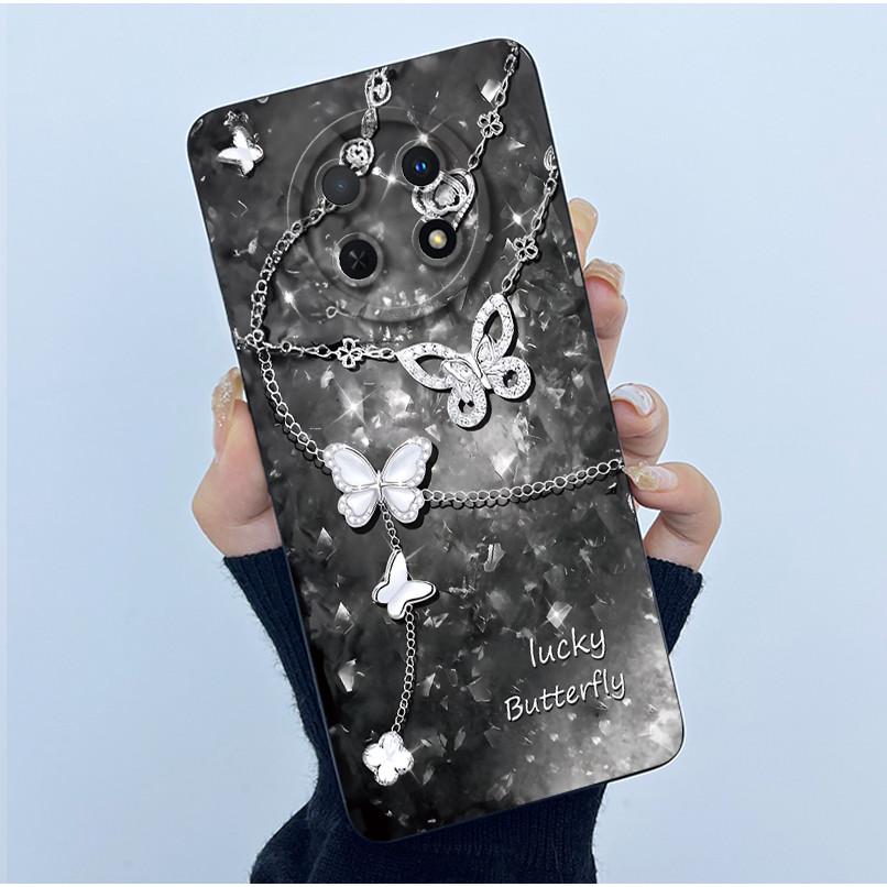 Case For Huawei Nova 14i Phone Case Coque Simplicity Oil Painting Flowers Silicone Soft Back Cover For Huawei Nova14i 14 I Funda