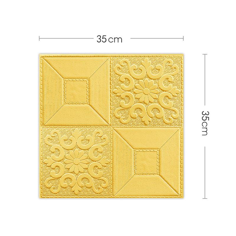 35*35cm 3D Stereo Wall Stickers Self-adhesive Ceiling Decorative Stickers Living Room Bedroom TV Background Waterproof Wallpaper