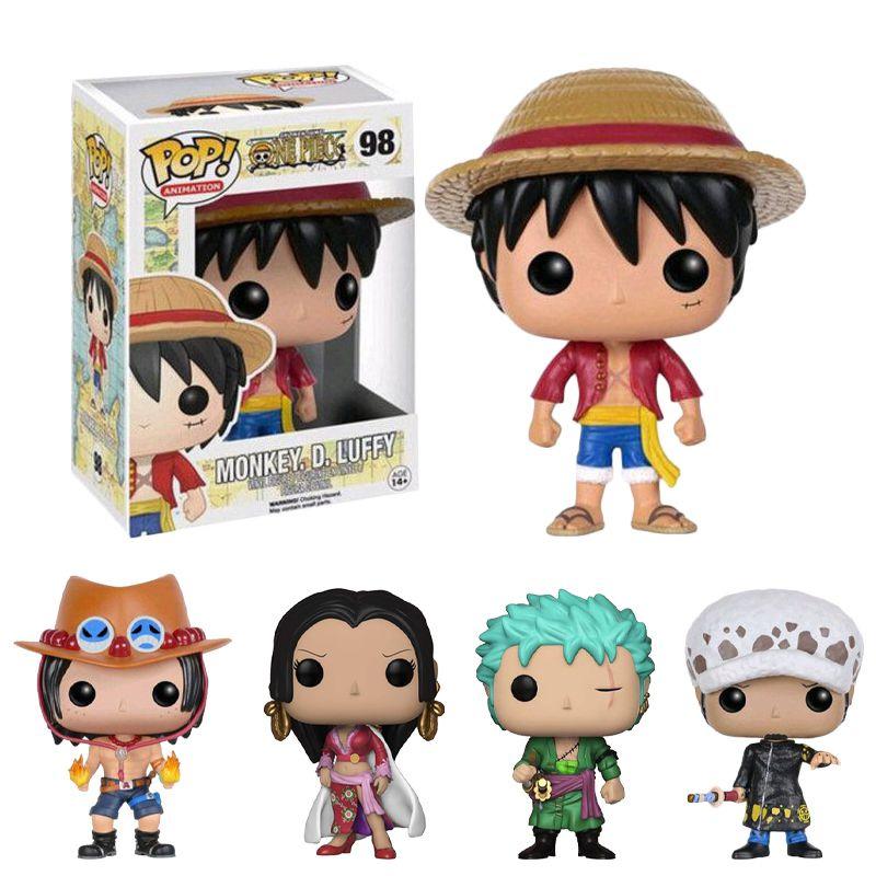 Unique Pop Anime One Piece Action Figures Luffy Ace Law Roronoa Zoro Ideal For Home Decoration