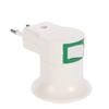 Prise UE avec interrupteur Marche/Arrêt Douille Murale Répartiteur de Douille Support de Lampe Adaptateur de Douille Convertisseur à Vis pour Culot d'Ampoule