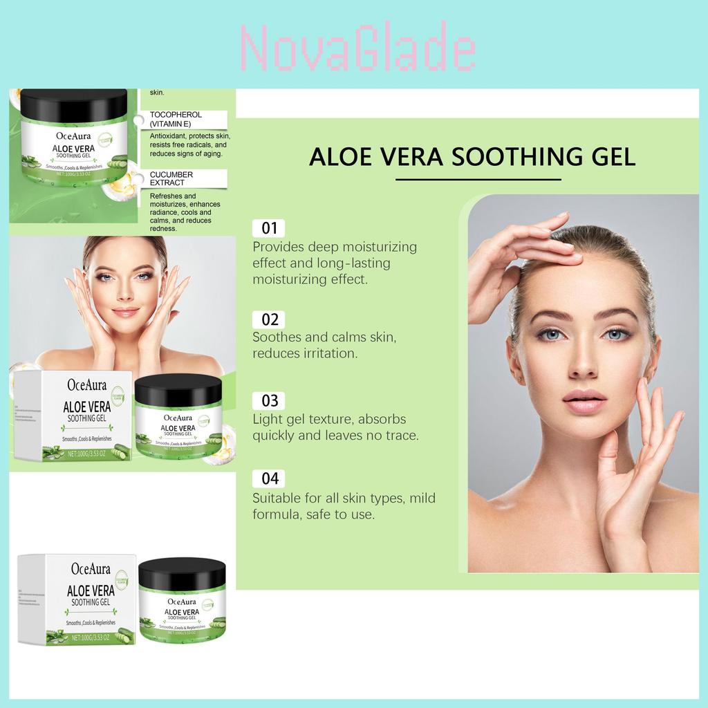Moisturizing Aloe Vera Cucumber Gel For Hydrating And Refreshing Body Care