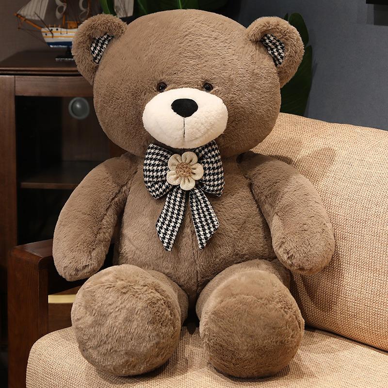 New Teddy Bear Doll Cute Hug Bear Plush Toy Large Bear Doll Valentine's Day Gift Female