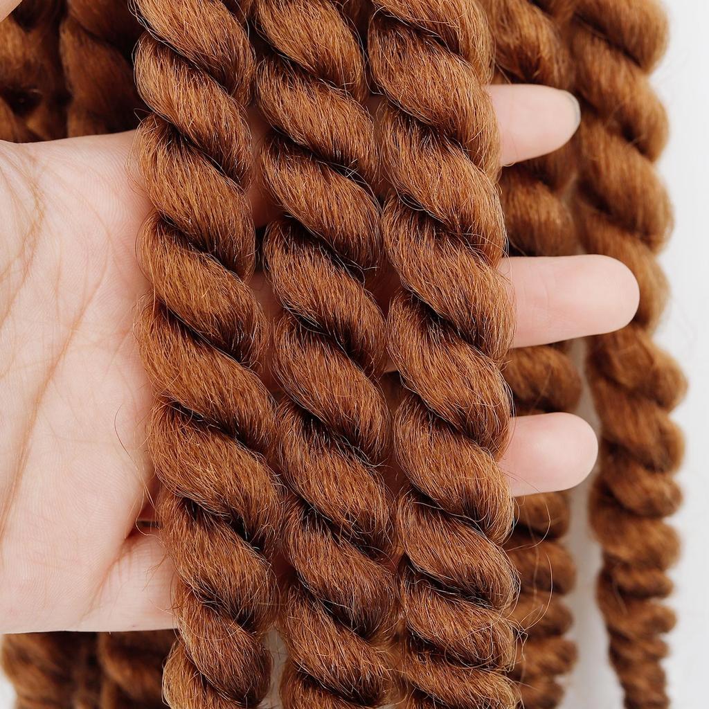 MAMBO Twist Braids Pre-Twisted Two Strand Twist Crochet Hair Synthetic Braiding Hair Extensions for Women Protective Style