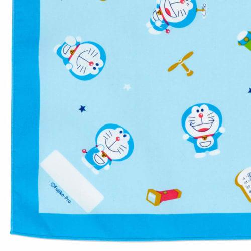 Sanrio Lunch Cloth, Approx. 43 x 43 cm, with Name Space, Made in Japan, Doraemon Character, 747343