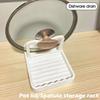 Non-slip Spatula Rack Foldable Kitchen Storage Rack  for Easy Efficient Counter Storage
