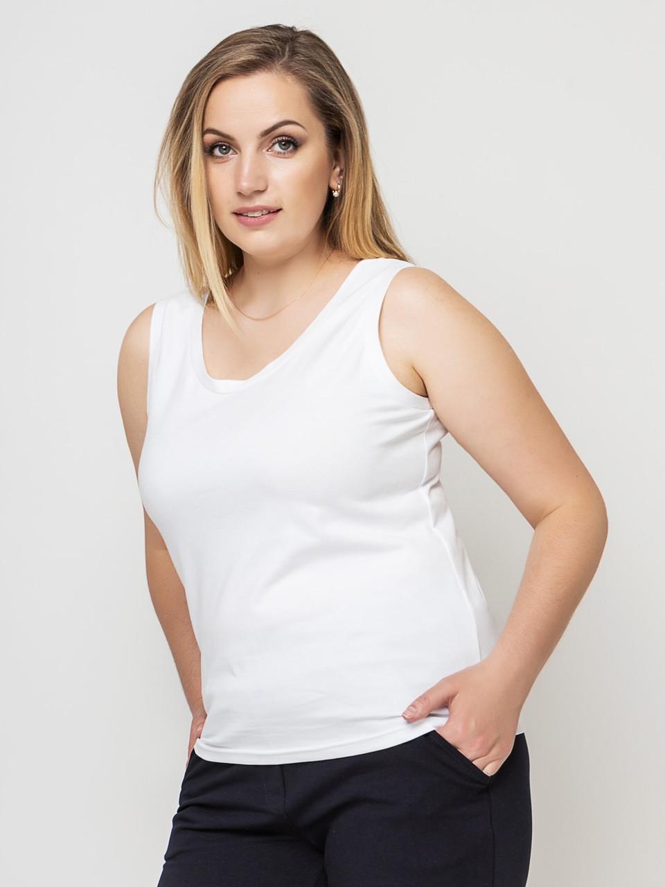 

Майка базовая Vlavi белый 0379 48 білий