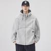 Men's Autumn Fleece Hooded Jacket - Warm, Loose, Casual Outdoor Wear