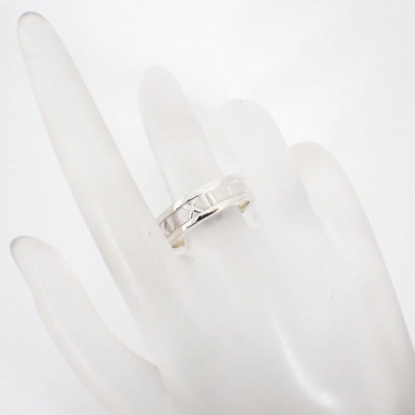 [Used] TIFFANY 925 Atlas Ring / Size 18 / j63-9
