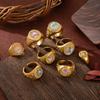 Stainless Steel Fashionable and Popular Valentine's Day Lion Mermaid Love Cupid Painted Ring