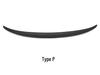 BMW 5 Series G30 Carbon Fiber M4-Style Spoiler Wing