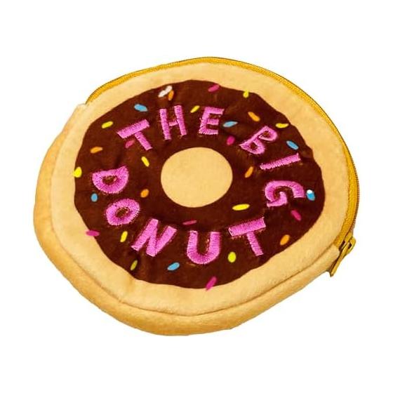 MORIPiLO Zootopia Tissue Case Disney Goods Accessory Case Stuffed Toy Pouch Small Cute 13x13cm (Donut Brown) Disney Character Pillow Morishita
