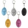Portable Egg Shape Self-Defense Alarm Personal Safety Anti-Wolf Device LED Finder Safety Protection Emergency Alarm Keychain