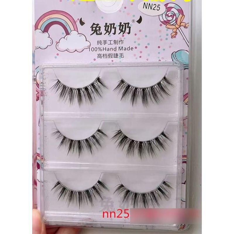 Mogugu - Set of 3 Pairs: Volume Crisscross False Eyelashes