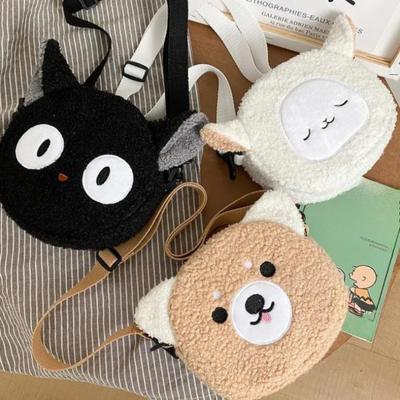 Women Cartoon Plush Shoulder Bag for Women Crossbody Bag Small Phone&Purse Bag