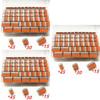 90pcs Wago 221 Electrical Connectors Wire Block Clamp Terminal Cable For Smart Home Use
