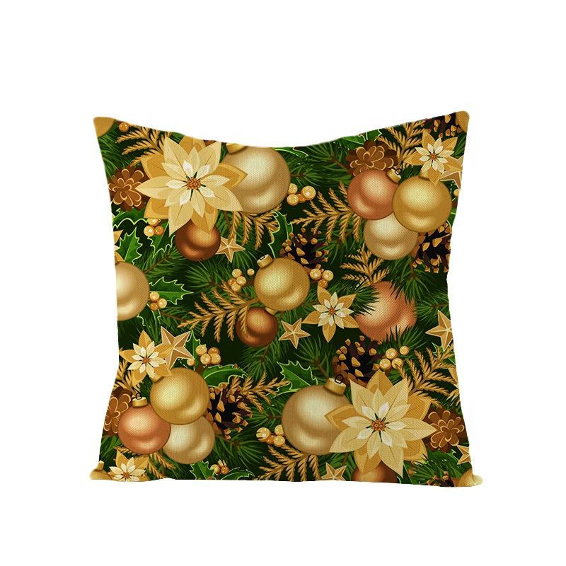 Husa de perna din bumbac in 45*45 Fata de perna de Craciun Perne de canapea Fete de perna Fete de perna Decor pentru casa