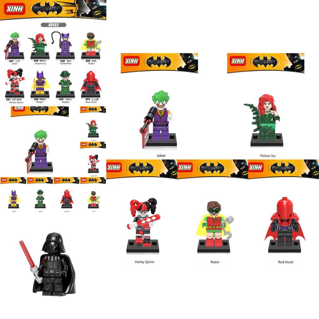 Mini Figure di Batman Carina Per Costruire e Giocare Divertendo con i Bambini