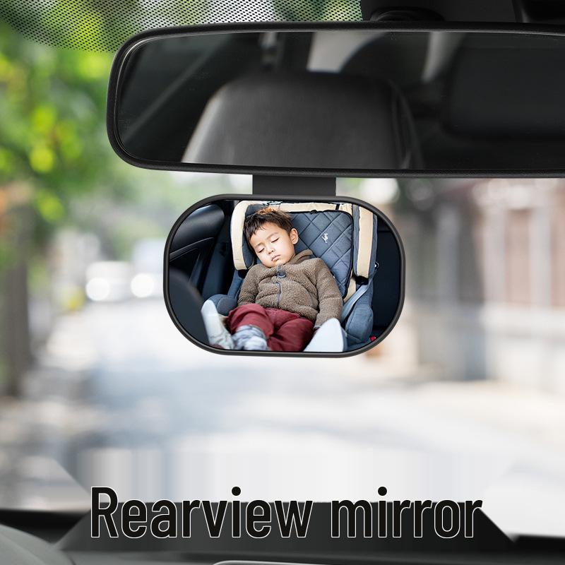 Specchietto Retrovisore Interno Auto per Sicurezza Bambini - Parasole Ausiliario per Osservazione Seggiolino per Neonati