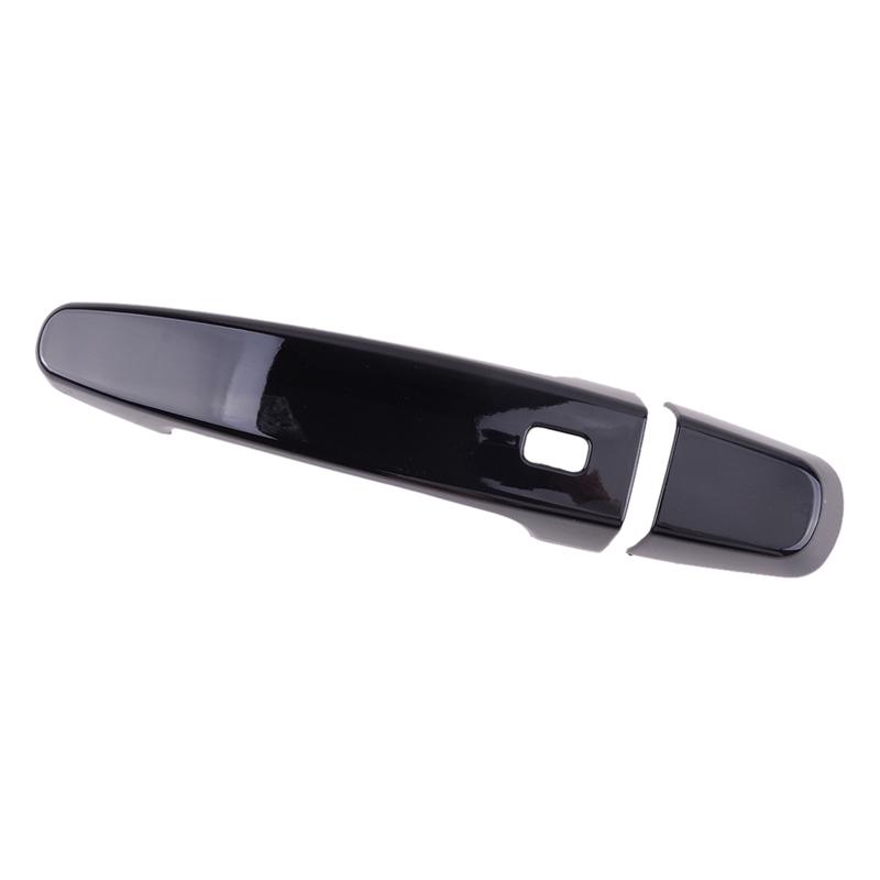 1 Set Side Door Handle Cover Trim Cap Fit for Chevrolet Traverse Malibu Impala GMC Acadia 2018 2019 2020 ABS Glossy Black