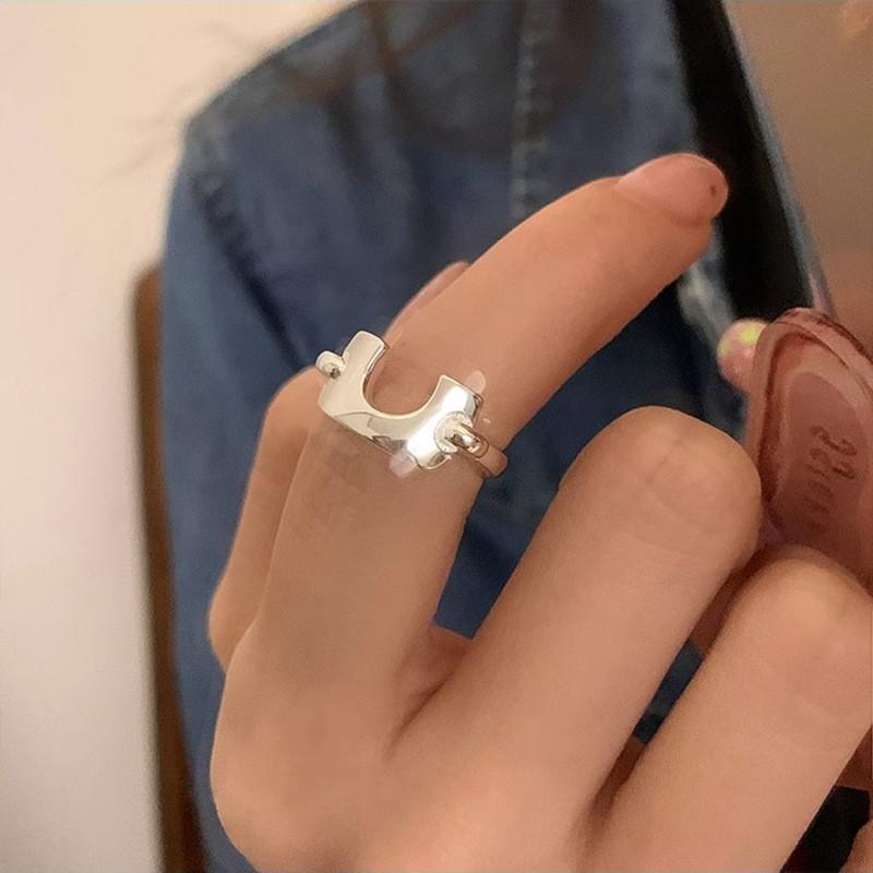 Fashionable Korean Inspired U Shaped Ring For Women Unique And Accessory Versatile