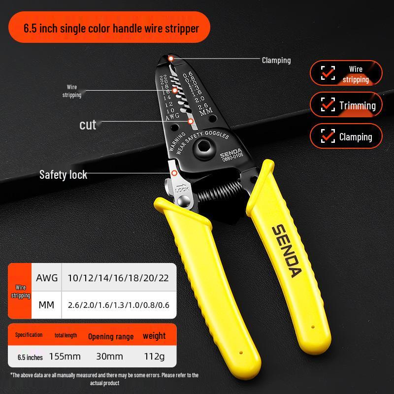 Multi-Functional Electrician Wire Stripper & Cutter Tool