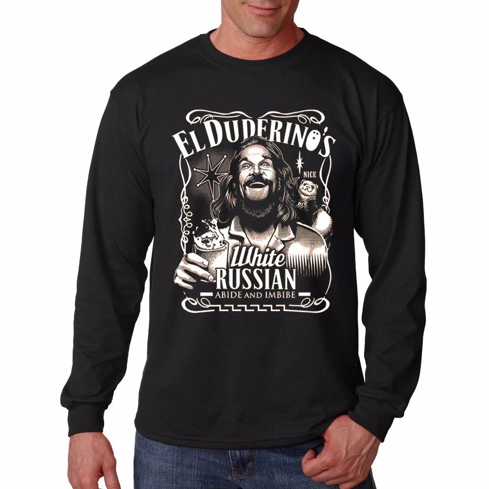 TBL DUDE The big Lebowski ABIDE Jeff Bridges long sleeve t-shirt OZ9277