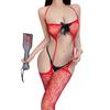 Sexy Full Body Fishnet Perforated Fishnet Body Extreme High Leg Baby Open Sexy Full Body Free Red [WhimsiNova] Lingerie, Tights, Tights, Cosplay,