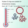 Pack of 30 Universally Coffee Machine Repair Set Silicone Sealing Rings Silicone Texture Easy Installation for Coffee