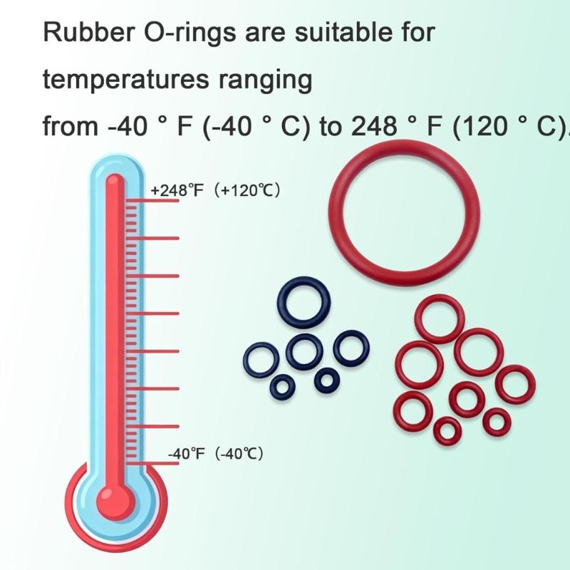 Pack of 30 Universally Coffee Machine Repair Set Silicone Sealing Rings Silicone Texture Easy Installation for Coffee