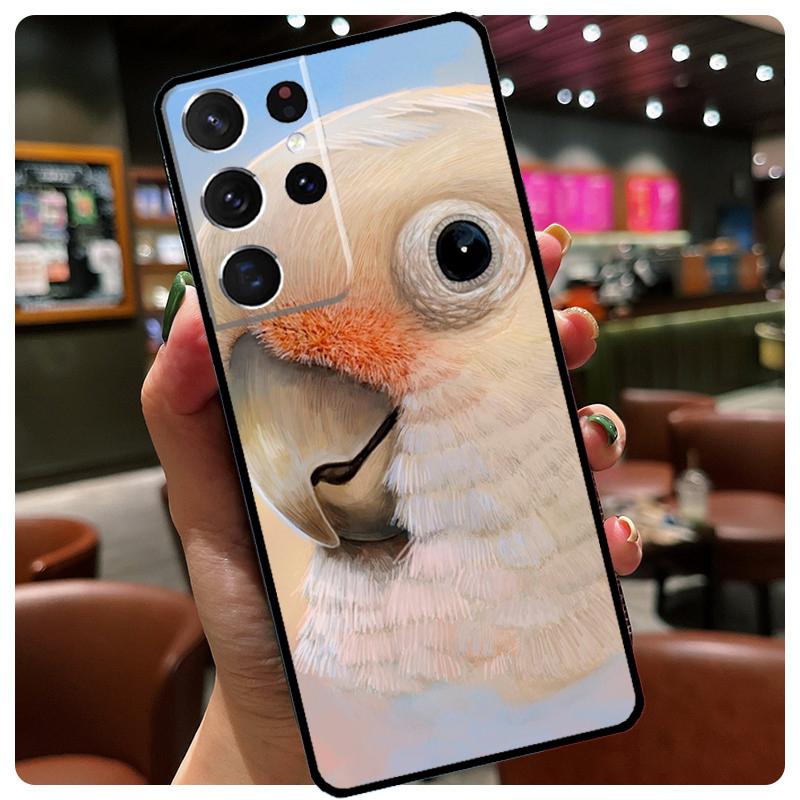 Animal Parrot Bird Phone Case For Samsung Galaxy S23 Ultra S21 S22 S24 S25 Ultra S9 S10 Plus S24 S25 FE Cover