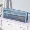 Transparent Mesh Mesh Stationery Bag Zipper Pouch Pencil Case Gifts Pen Pouch  Exam Supplies