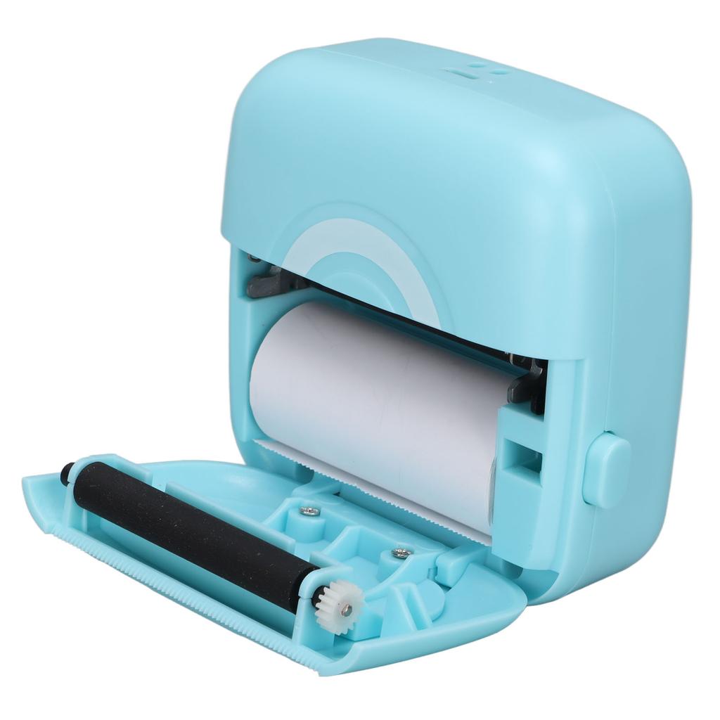 Mini Printer 200DPI Resolution Thermal Printing Ergonomic Lightweight Portable PrinterBlue