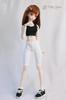 [Petite Marie] 13 DD Compatible 34 Length Leggings White Tights Fitness Pants Leggings Daily Pants Casual Pants 60cm Doll BJD Doll Clothes [Petite
