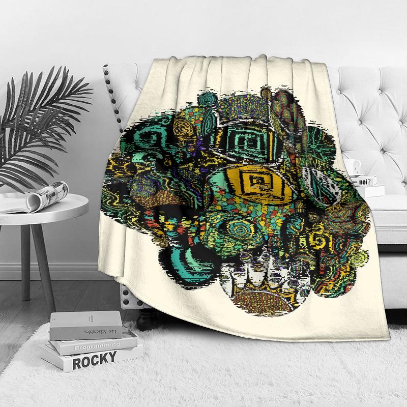 Vibrant Bohemian Ethnic Tribal Pattern Blanket Throw Sofa Bed Cover Decorative Throw Blanket Gift