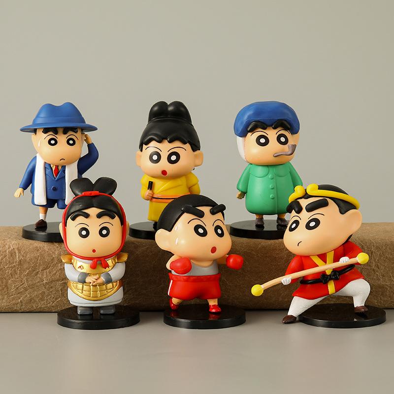 Shin Chan Crayon Action Figure Model Doll Cartoon Desktop Decoration Ornaments