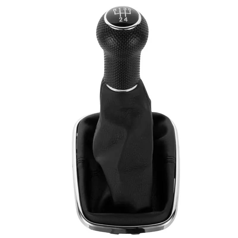 For Volkswagen Vw Golf 2 3 4 Cabrio Polo 6N1 6N2 Passat 35I Car 5 Speed Gear Shift Knob Lever Gaiter Boot Leather Cover