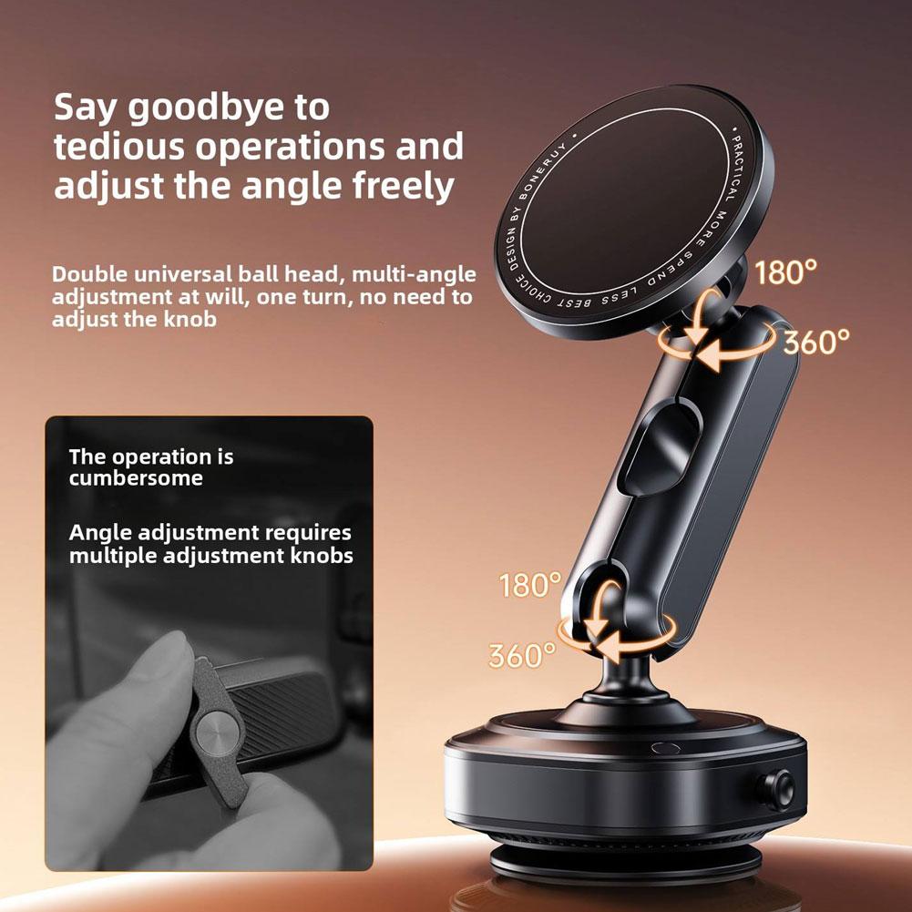 New Car Magnetic Mobile Phone Holder 360 Degree Rotation, Vacuum Adsorption, No Need To Charge, Suitable for Car Navigation Z8Z1