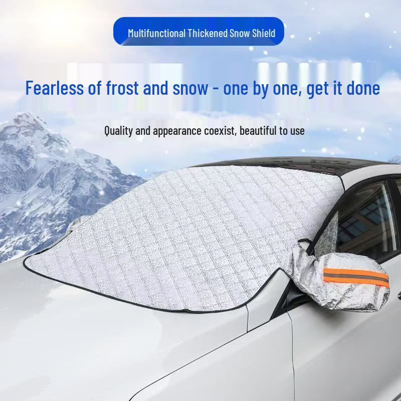 Osłona przeciwsłoneczna Gangnuo na przednią szybę samochodu – letnia ochrona przed słońcem i mrozem