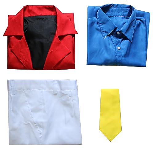 [Housaku Co., Ltd.] The Great Thief Series: The Third Generation Phantom Thief Cosplay Costume, 2nd Edition, Red Jacket, Adult Suit Set, Men's, Event,
