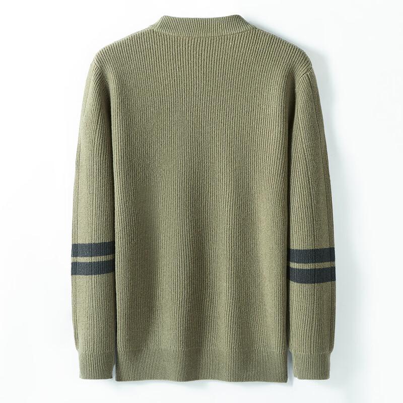Men's 100% Pure Wool Crew Neck Sweater